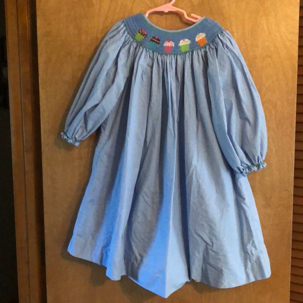 Cupcake smocked dress